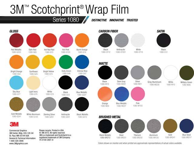 kleuren wrapfolie