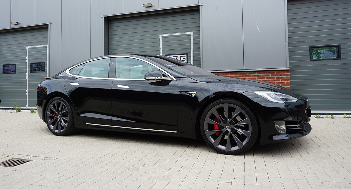 mat zwart wrap auto