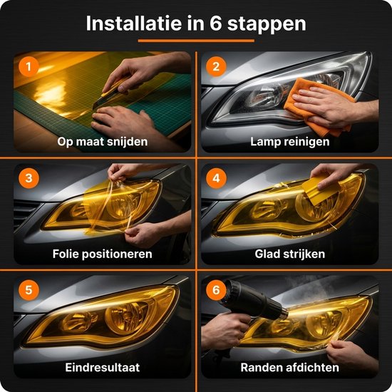 koplampen wrappen